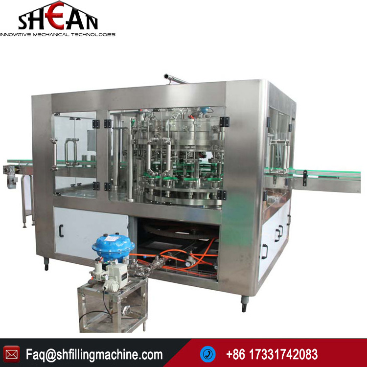 6000BPH Glass Bottled Beer Packaging Machine / Beer Filling Sealing Machine