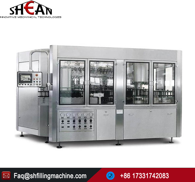 Automatic 3-in-1 Pet Bottle Juice Beer Filling Capping Machine China Supplier